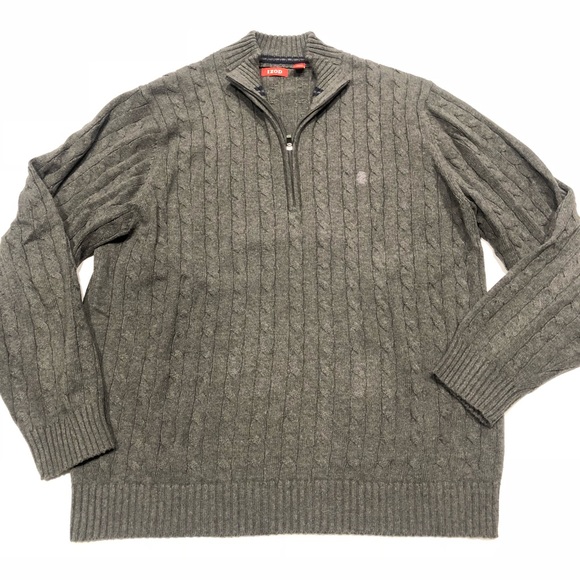 Izod Other - 👔 Izod gray cotton sweater L
